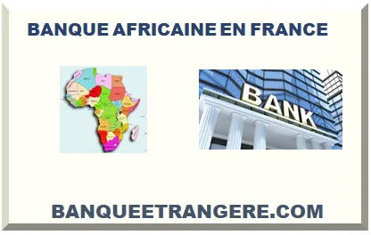 FRANCE BANQUE AFRICAINE 2026