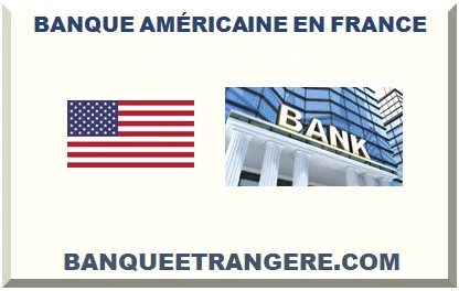 FRANCE BANQUE AMÉRICAINE 2026